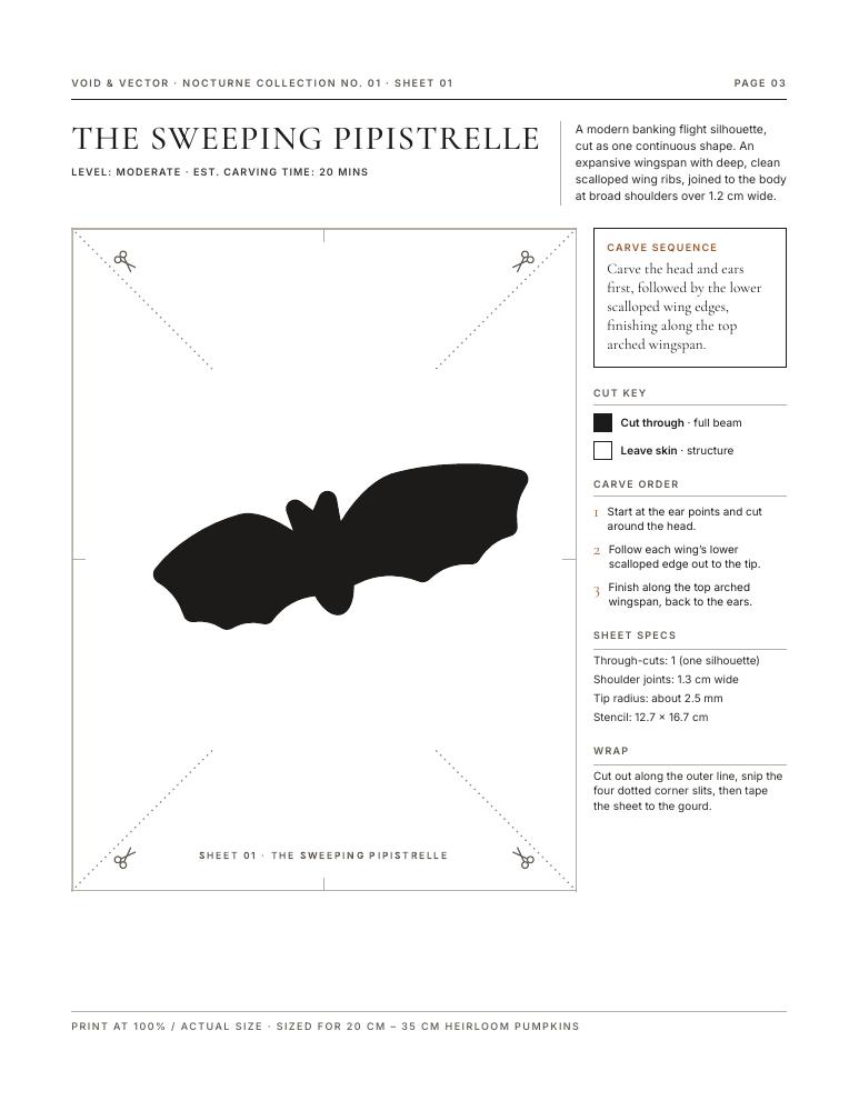 The Sweeping Pipistrelle