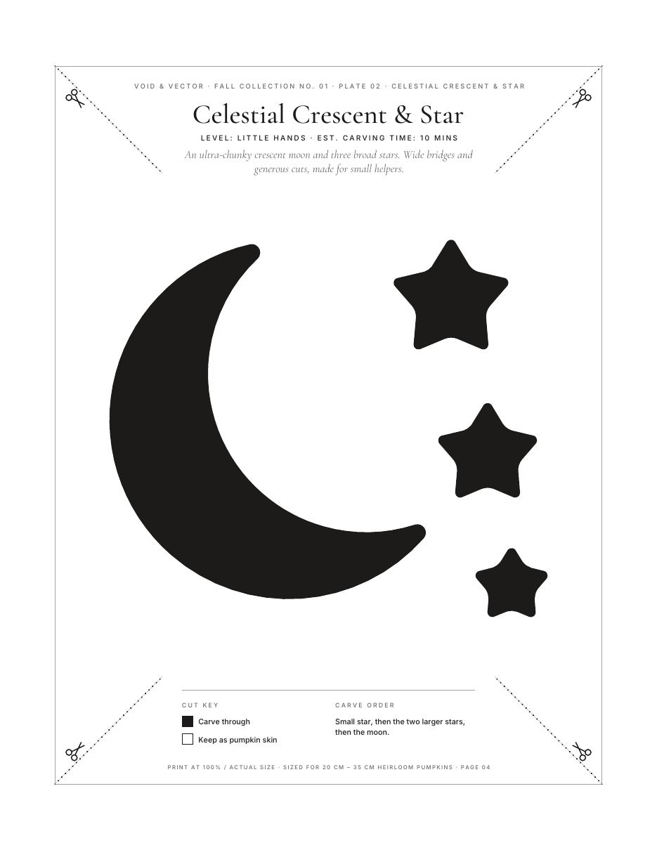 Celestial Crescent & Star