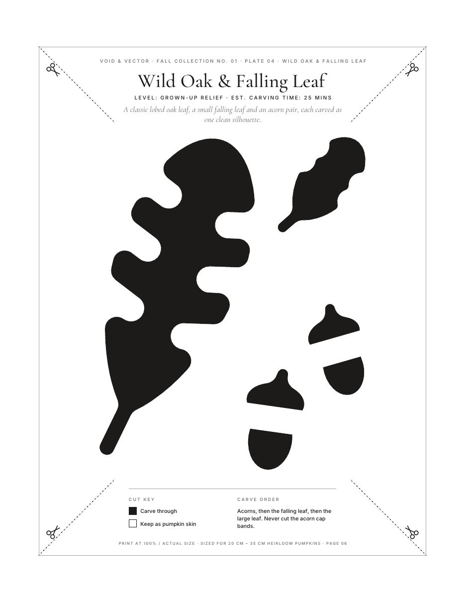 Wild Oak & Falling Leaf